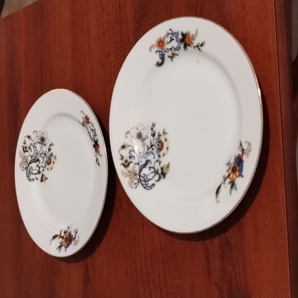 2 Bread Plates from Bavaria